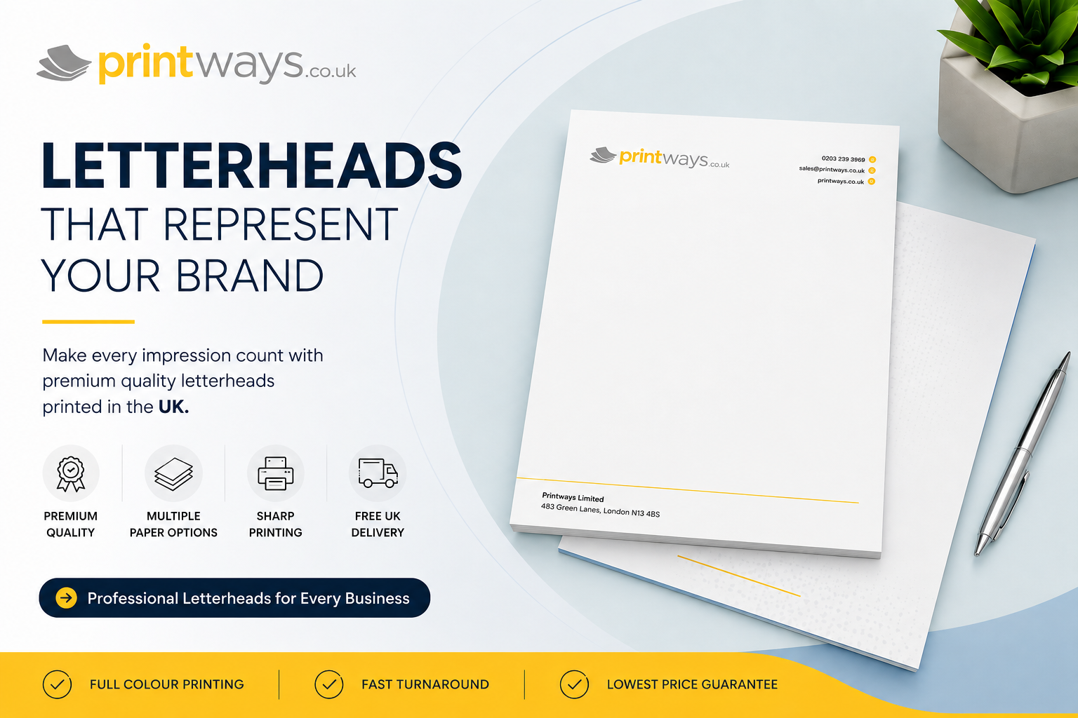 The Art of First Impressions: Why Professional Letterheads Still Define UK Business Success