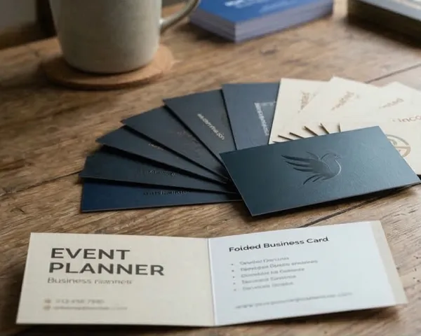 Folded Business Cards
