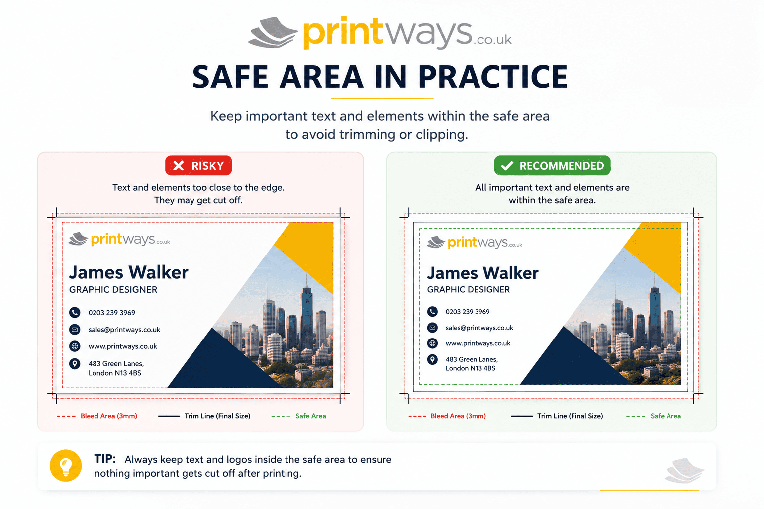 Safe Area In Practice - Bad vs Good Layout