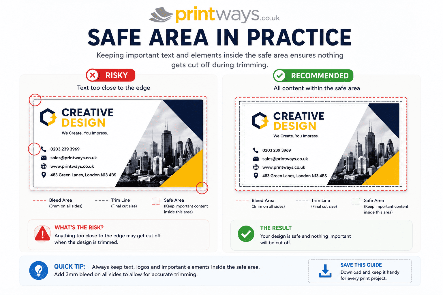 Safe Area In Practice - Edge Proximity