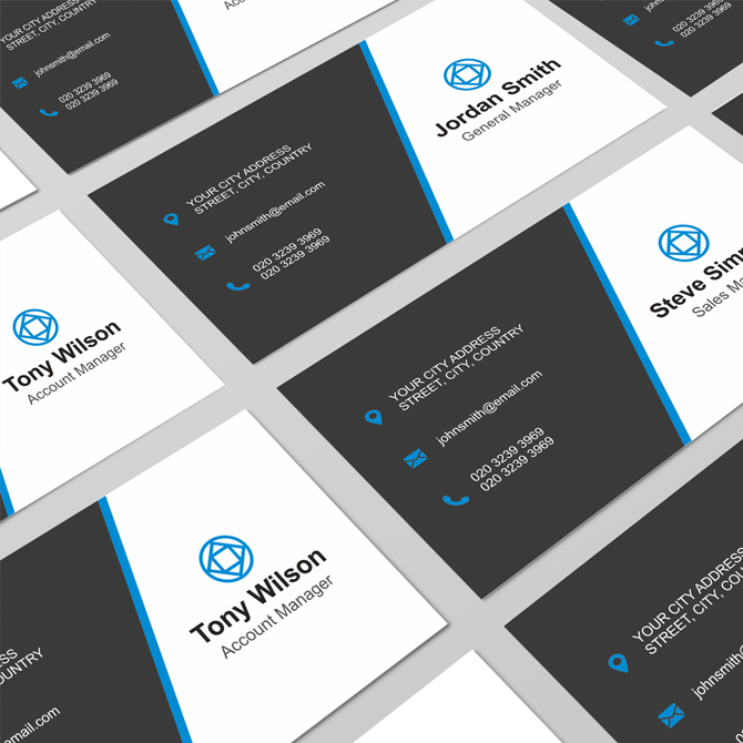 Multi-Name Business Cards