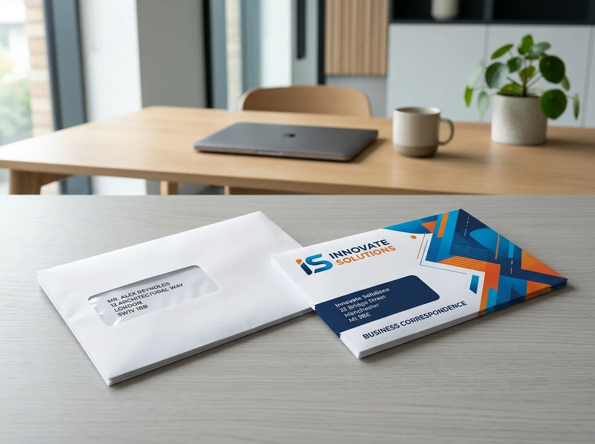 Custom Printed C5 Envelopes UK - Branded A5 & Brochure Mailers in High-White and Kraft