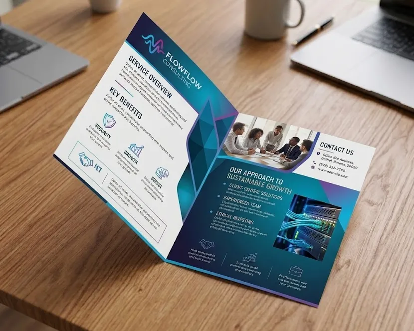 A4 Folded Leaflets: The Workhorse of UK B2B Marketing Materials