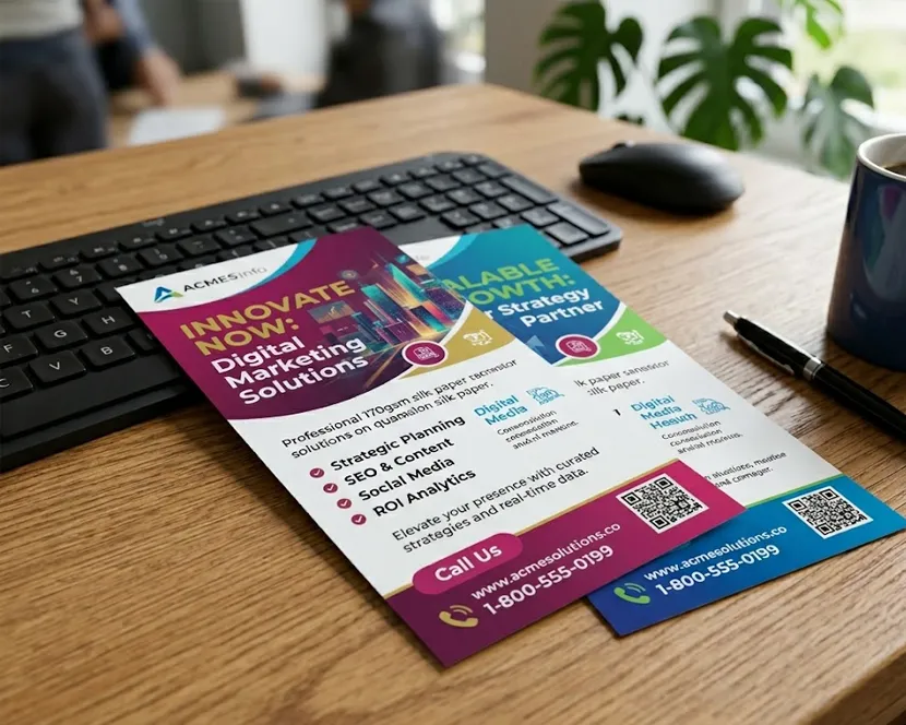 DL Flyers: The Most Elegant Format for Corporate Marketing Materials | UK Commercial Printing Printways