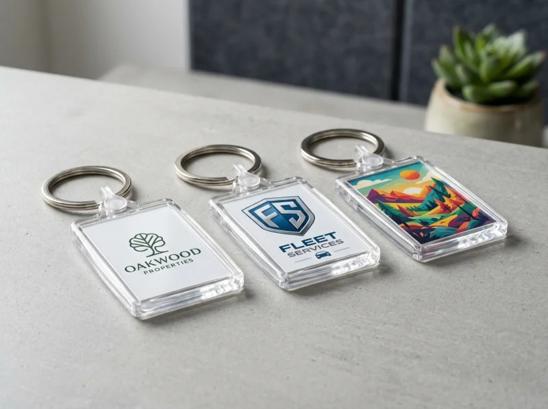 Personalised Keyrings UK - Custom printed acrylic keyrings